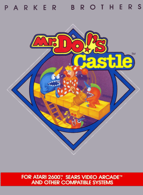 Mr. Do's Castle box art for Atari 2600